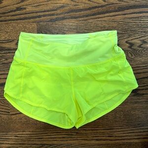 Lululemon Speed Up High Rise Shorts 2.5 Inseam